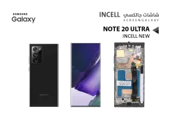 ASA شاشات جالكسي NOTE20 ULTRA ( incell New ) اسود مع العضمة يدعم القلم - منتج عالي الجودة من مجموعة السيفي