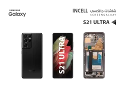 ASA شاشات جالكسي S21 ULTRA ( incell ) فضي مع العضمة يدعم القلم - منتج عالي الجودة من مجموعة السيفي