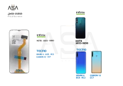 ASA شاشات (incell) شامل TECNO SPARK 4 - KC8 - KC2 - INFINX HOT8 - X653 - X650 - CAMON 12 - CC7 - منتج عالي الجودة من مجموعة السيفي