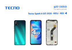 ASA شاشات تكنو TECNO SPARK 6 GO 2020 - KE5J - KE5 مع العضمة - منتج عالي الجودة من مجموعة السيفي