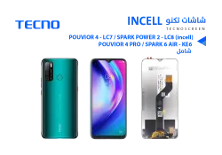 ASA شاشات (incell) شامل POUVIOR 4 - LC7 / SPARK POWER 2 - LC8 / POUVIOR 4 PRO / SPARK 6 AIR - KE6 - منتج عالي الجودة من مجموعة السيفي