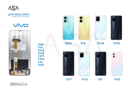 ASA شاشات فيفو وكالة شامل VIVO Y02S - Y16 - Y21A - Y21E - Y21T - Y21G - Y32 - Y52T - منتج عالي الجودة من مجموعة السيفي