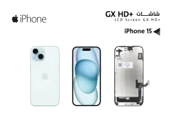 ASA شاشات ايفون iPhone 15 (GX HD+) - منتج عالي الجودة من مجموعة السيفي