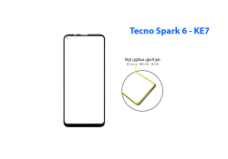ASA زجاجات تكنو مع لاصق السلكون TECNO SPARK 6 - KE7 - منتج عالي الجودة من مجموعة السيفي