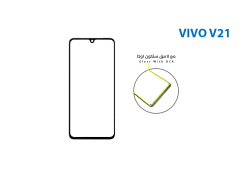 ASA زجاجات فيفو مع لاصق السليكون VIVO V21 - منتج عالي الجودة من مجموعة السيفي