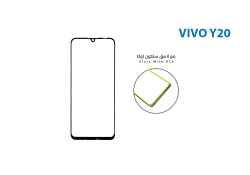 ASA زجاجات فيفو مع لاصق السليكون VIVO Y20 - منتج عالي الجودة من مجموعة السيفي