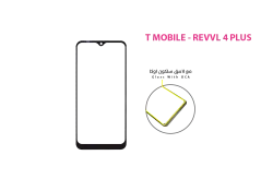 ASA زجاجات T MOBILE - REVVL 4 PLUS مع لاصق السليكون - منتج عالي الجودة من مجموعة السيفي