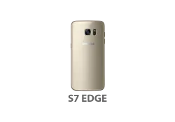 ASA كفر خلفي جالكسي S7 Edge ذهبي - منتج عالي الجودة من مجموعة السيفي
