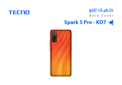 ASA كفر خلفي تكنو (KD7) Spark 5 Pro برتقالي - منتج عالي الجودة من مجموعة السيفي