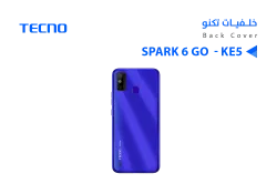ASA كفر خلفي تكنو SPARK 6 GO (KE5) ازرق - منتج عالي الجودة من مجموعة السيفي
