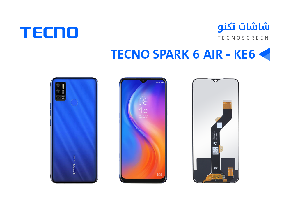 ASA - شاشات تكنو Tecno Spark 6 AIR - KE6