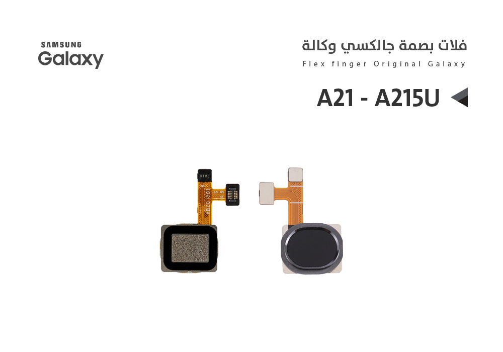 ASA - فلات بصمة جالكسي وكالة A21 - A215U اسود